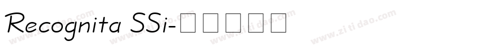 Recognita SSi字体转换